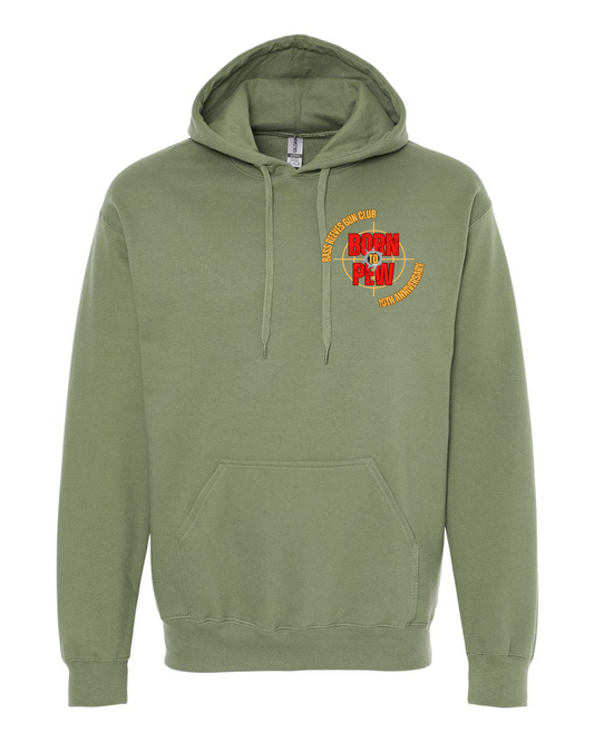 Bass Reeves 10th Anniversary Born to Pew Hooded Sweatshirt