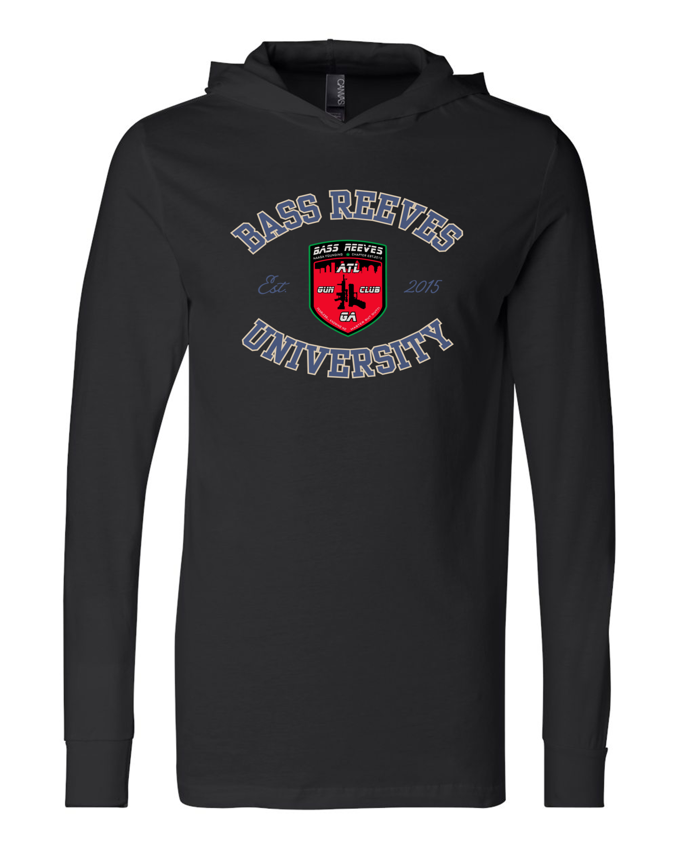 Bass Reeves University Unisex Hooded Long Sleeve T Shirt
