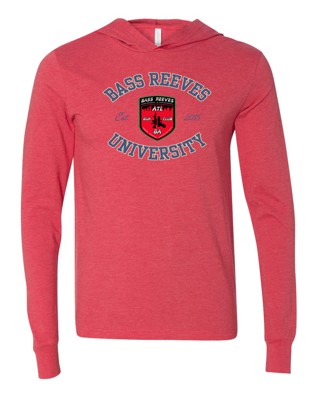 Bass Reeves University Unisex Hooded Long Sleeve T Shirt